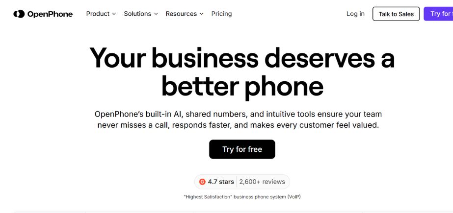 cloud calling software - OpenPhone