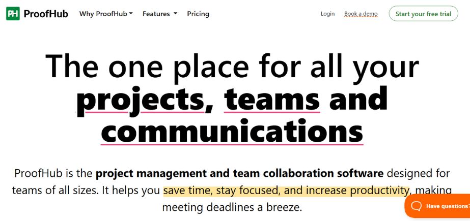 Employee Management Tool - ProofHub