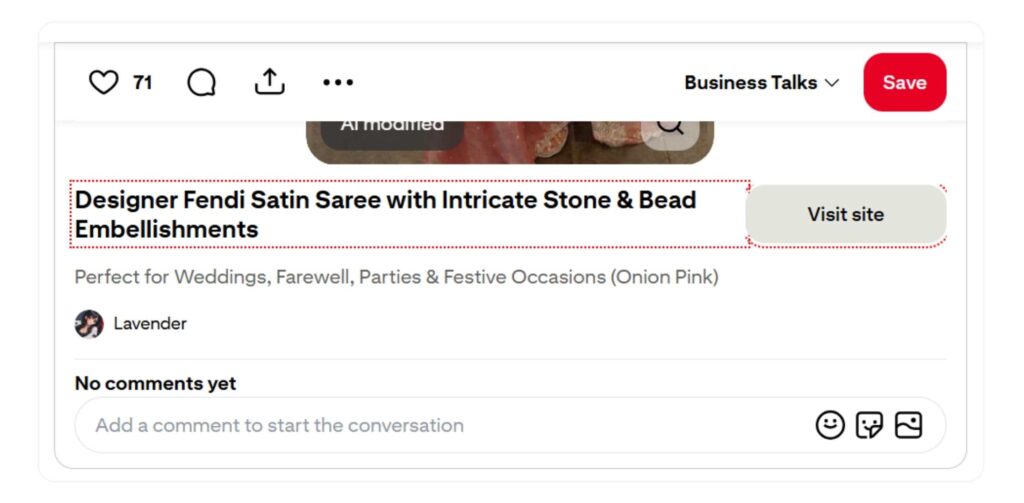 Saree Captions for Instagram