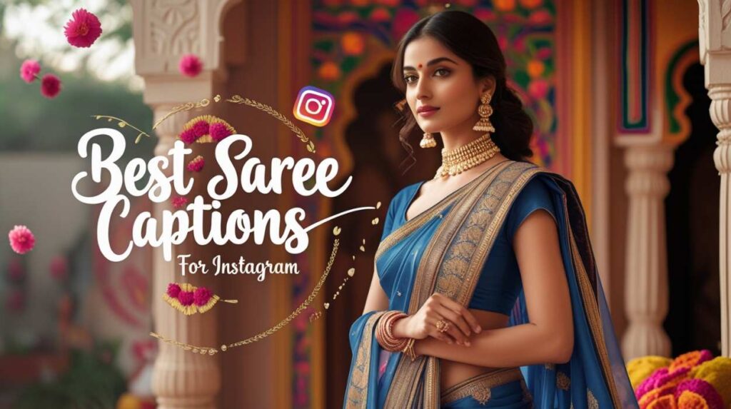 Saree caption for Instagram