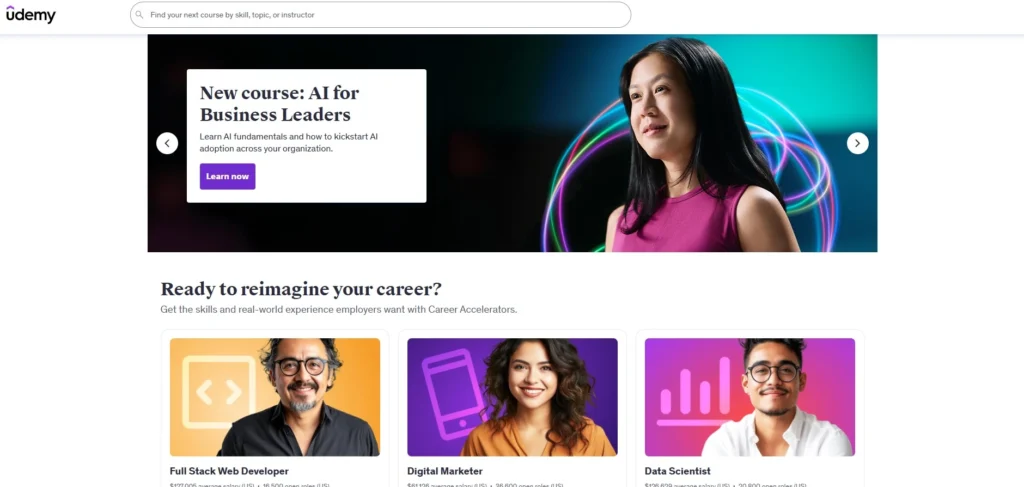 Startup Company in Gurgaon-Udemy