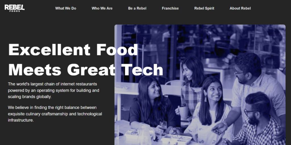 Startup Companies in Pune - Rebel Foods