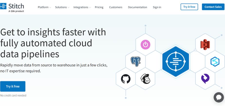 Data Pipeline Tools - Stitch
