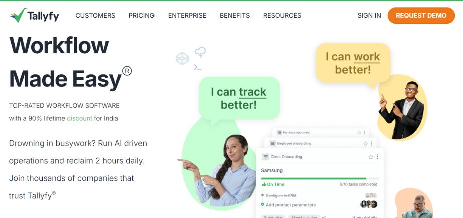 SaaS Automation Tool - Tallyfy
