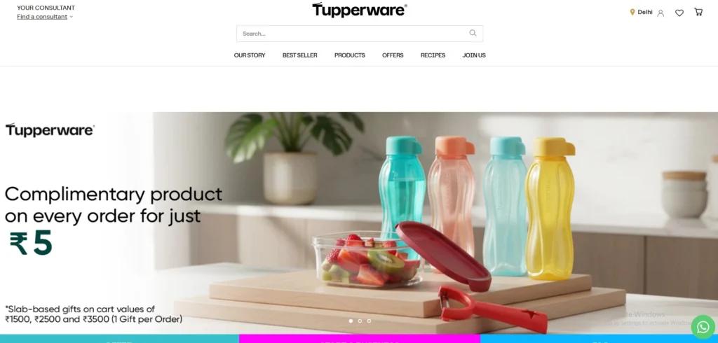 Direct Selling​ Companies⁠ In India-Tupperware India Pvt. Ltd.