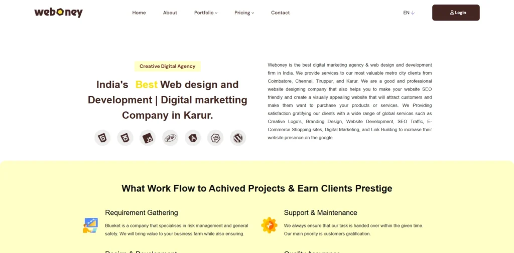 IT Company in Karur - Weboney Designs