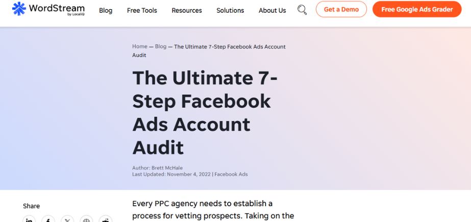 Facebook Ads Tools - WordStream