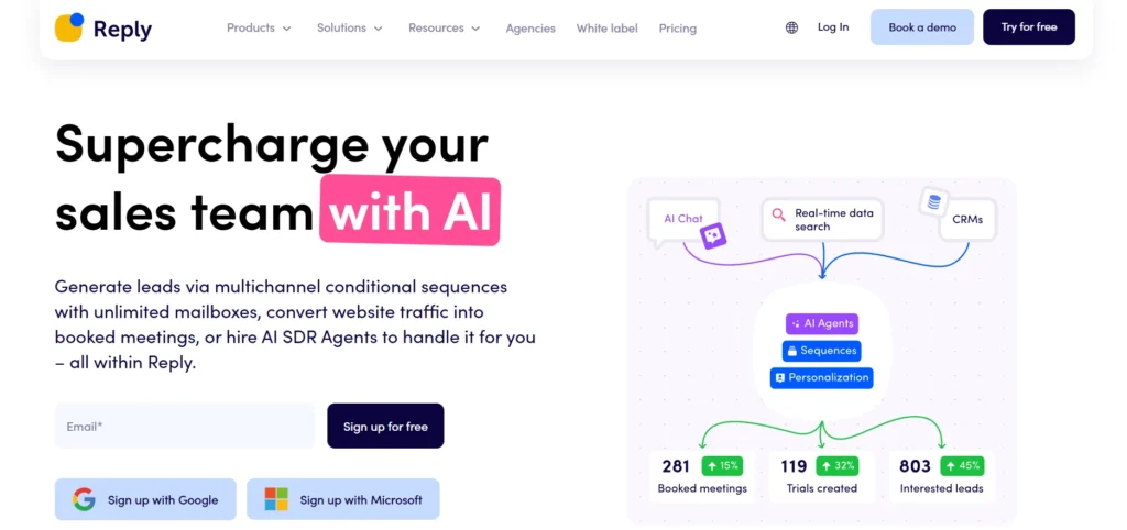 Cold Email Software for Influencers - Reply. IO