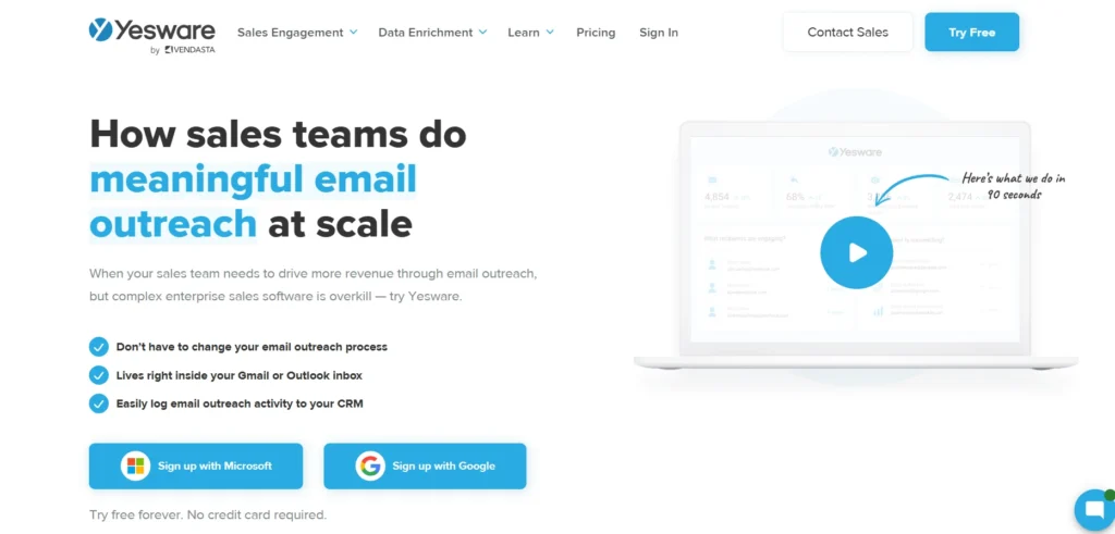 Cold Email Software for Influencers - Yesware