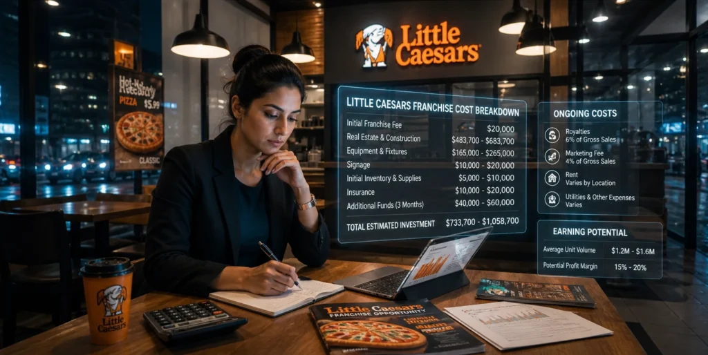 Little Caesars Franchise Cost