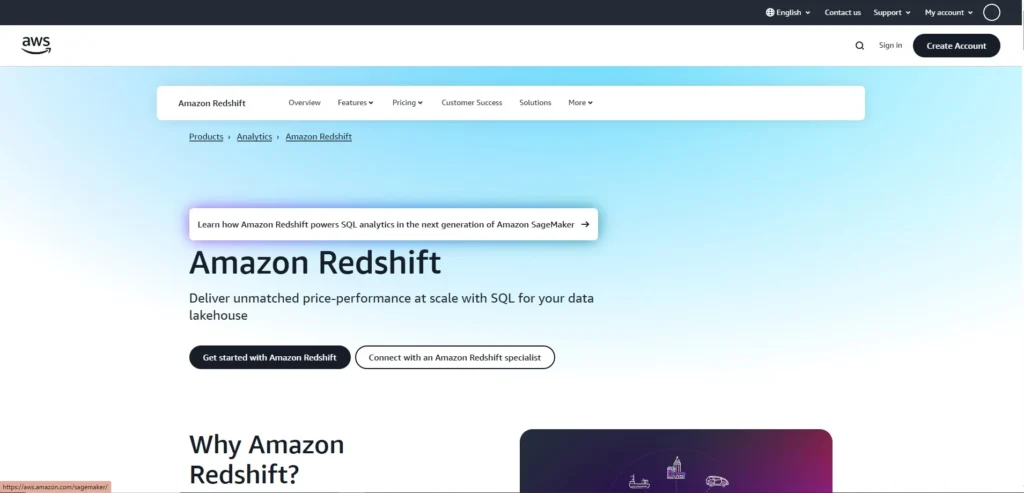 Data Warehouse Tool - Amazon Redshift

