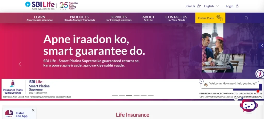 Life Insurance Company in India - SBI Life Insurance Company Limited