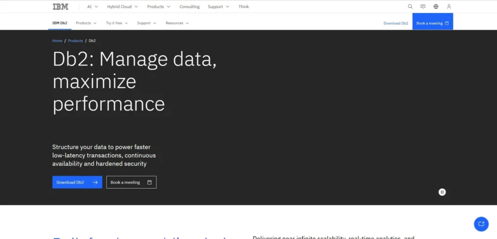 Data Warehouse Tool - IBM Db2

