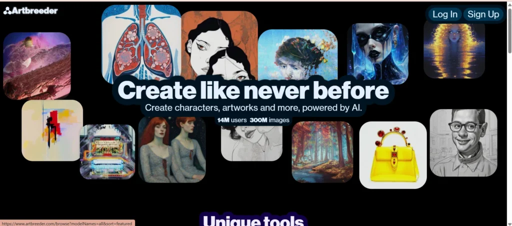 AI image generator – Artbreeder