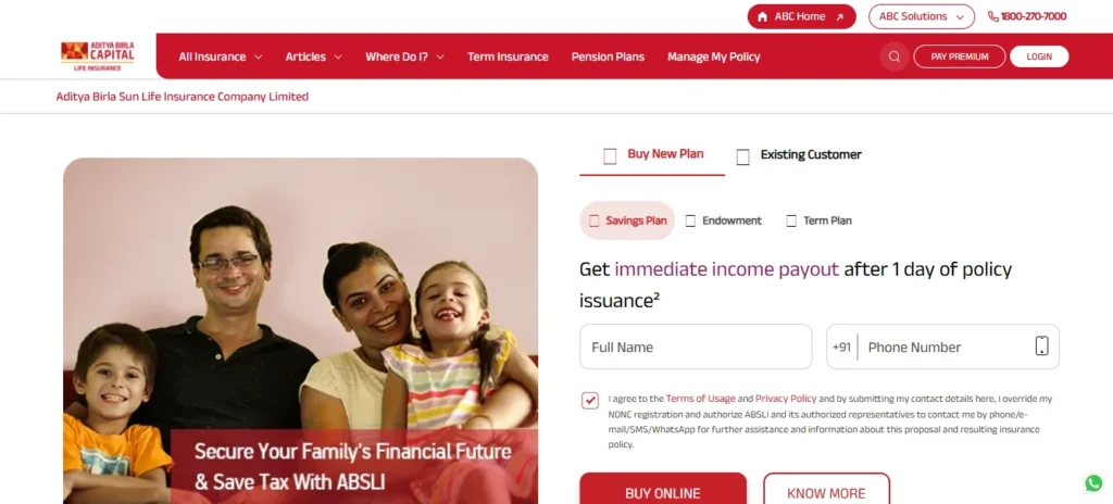Life Insurance Company in India - Aditya Birla Sun Life Insurance Company Limited