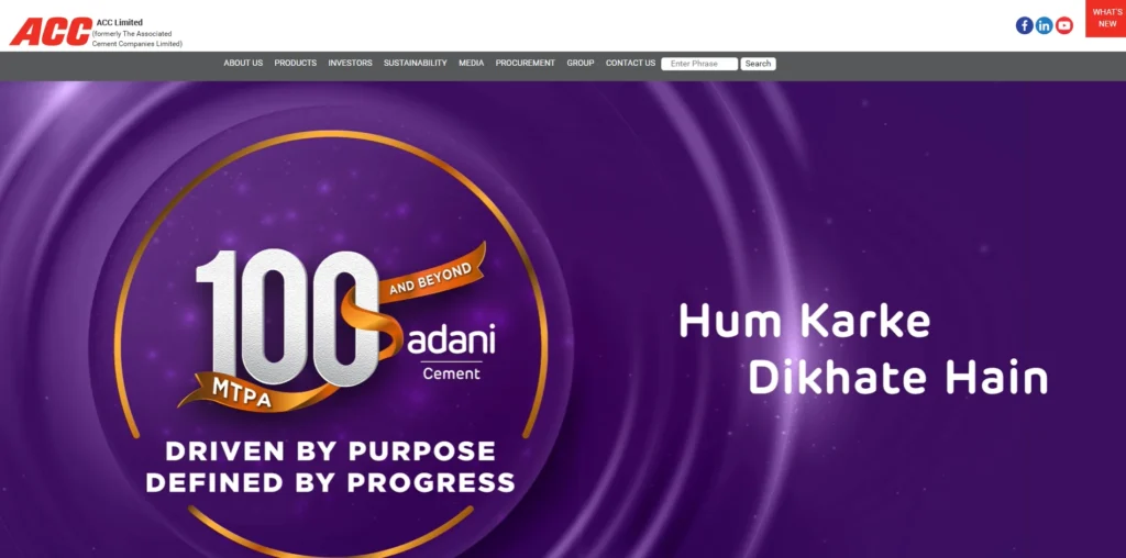 Cement Company in India - ACC Ltd