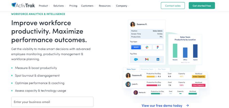 Remote Employee Monitoring Software - ActivTrak