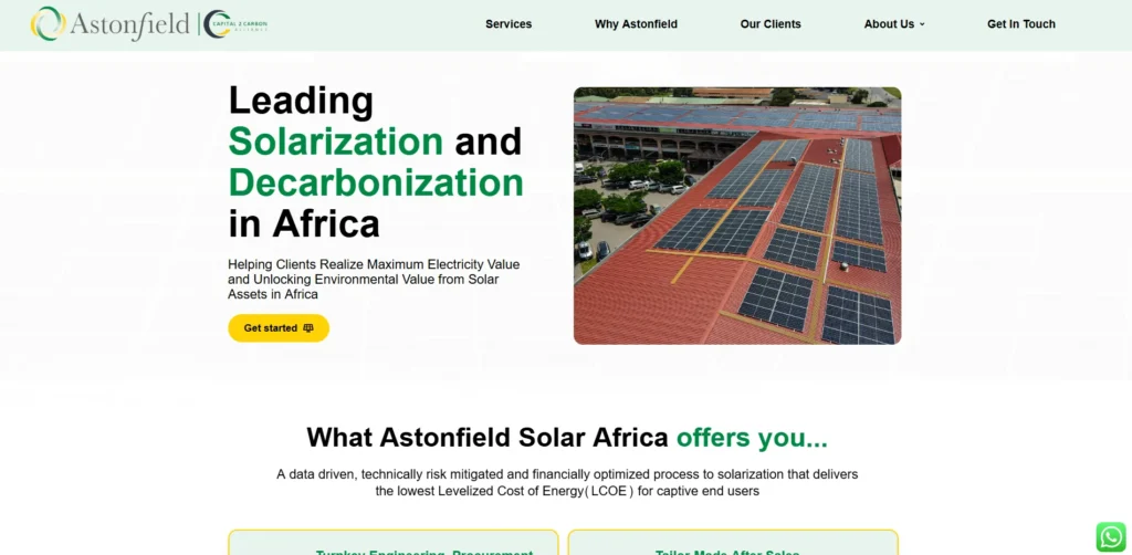 Solar Company in India - Astonfield Renewables
