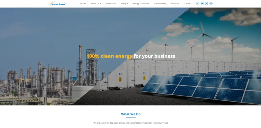 Solar Company in India - Azure Power