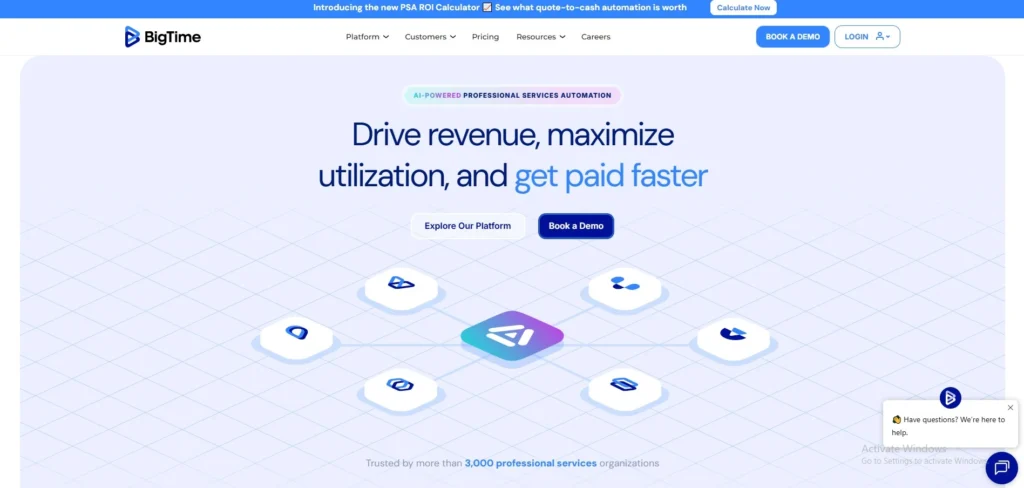 Consultan‌t Management S‌ystem-BigTime‍