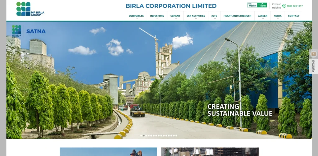 Cement Company in India - Birla Corporation Ltd