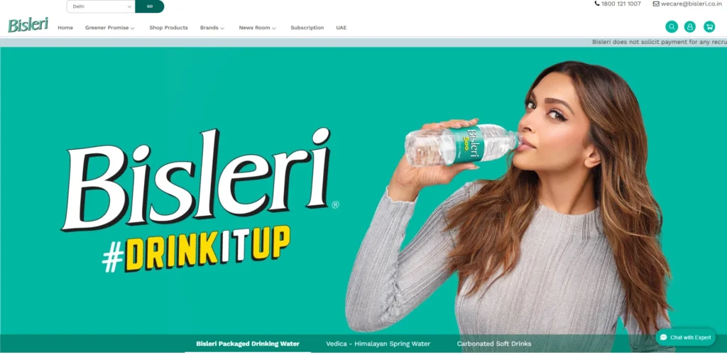FMCG Company in Mumbai - Bisleri International Pvt. Ltd.