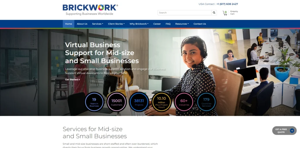 BPO Company in Bangalore - Brickwork India