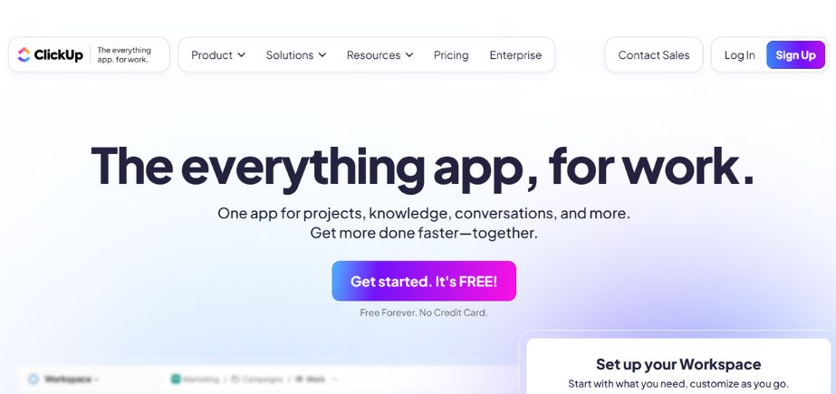 Product Management Software - ClickUp