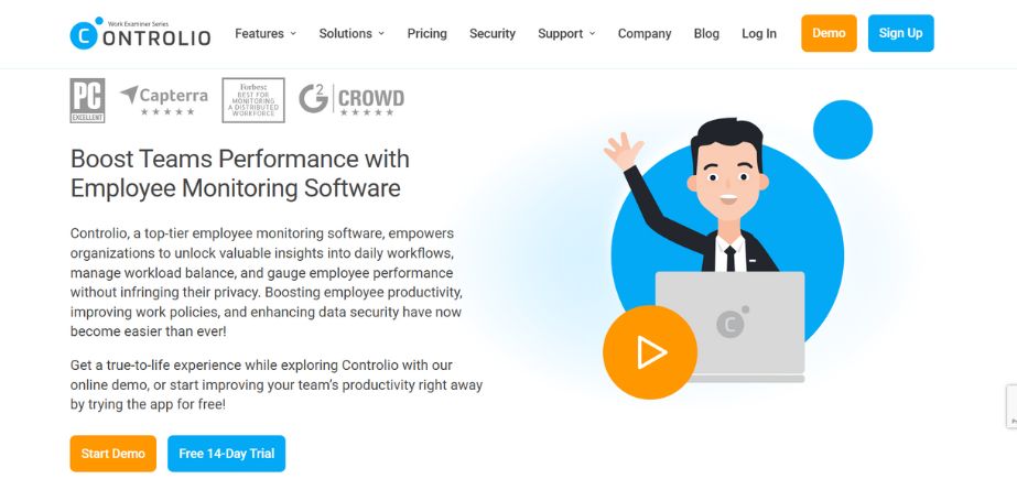 Remote Employee Monitoring Software - Controlio