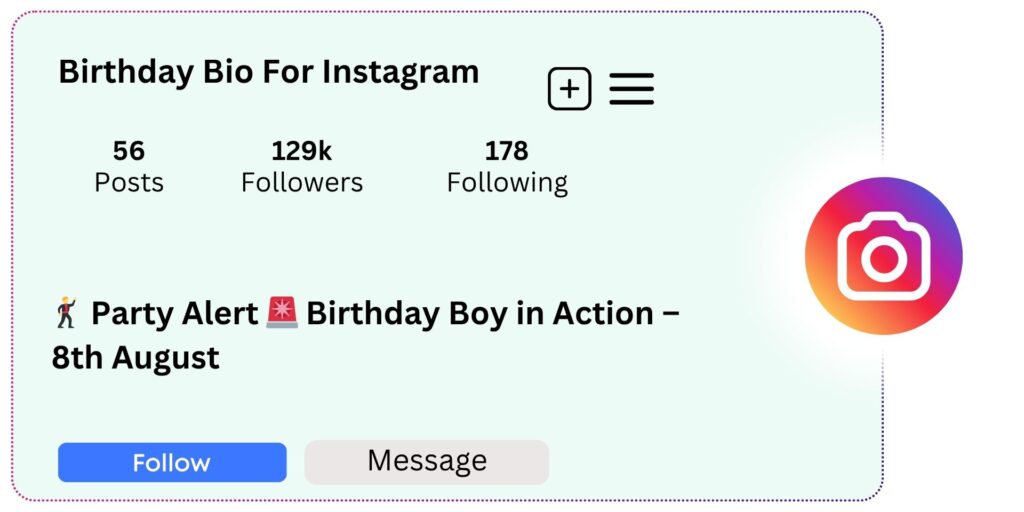 Birthday Bio For Instagram