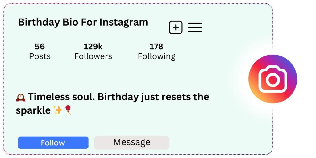 Birthday Bio For Instagram
