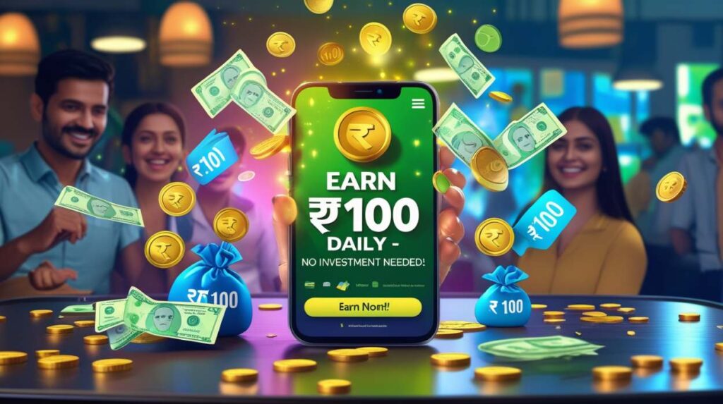 Daily 100 Rupees Earning App Without Investment