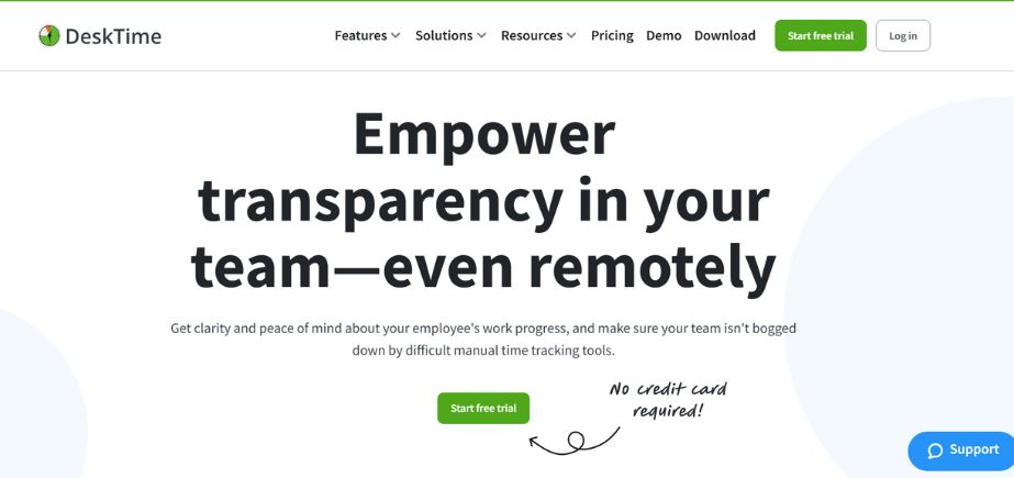 Remote Employee Monitoring Software - DeskTime
