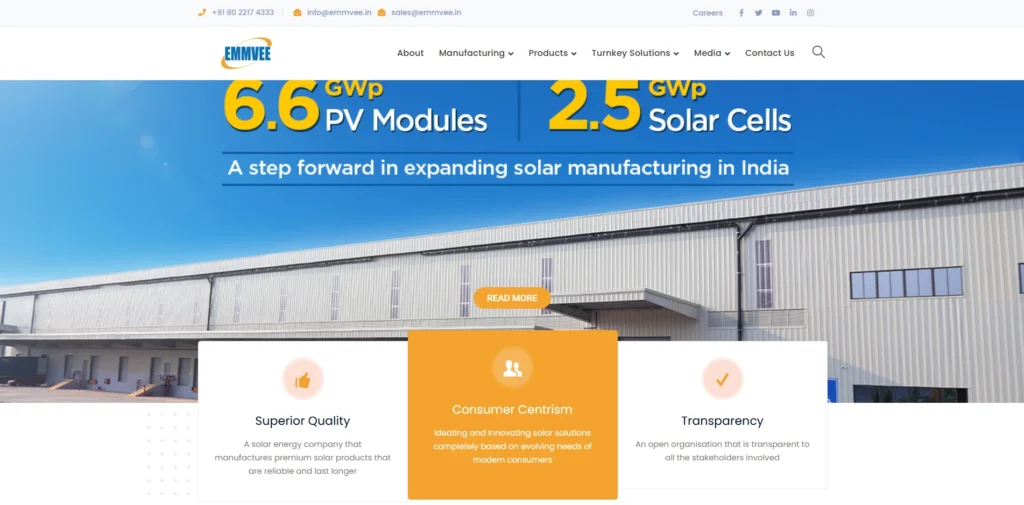 Solar Company in India - Emmvee Group