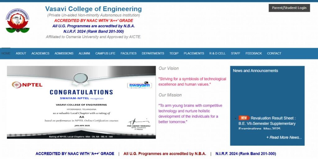 Engineering Colleges in Hyderabad