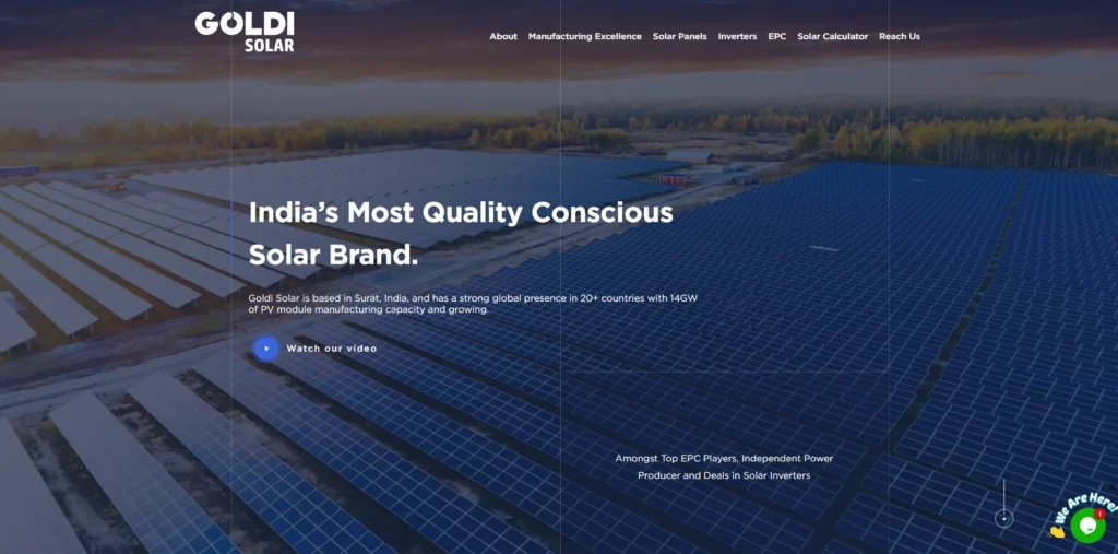Solar Company in India - Goldi Solar