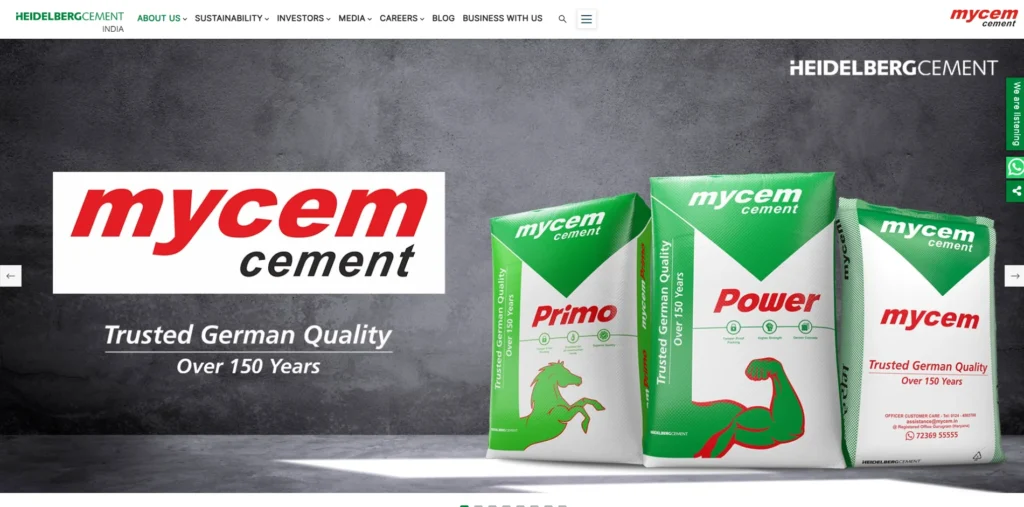 Cement Company in India - HeidelbergCement India Ltd