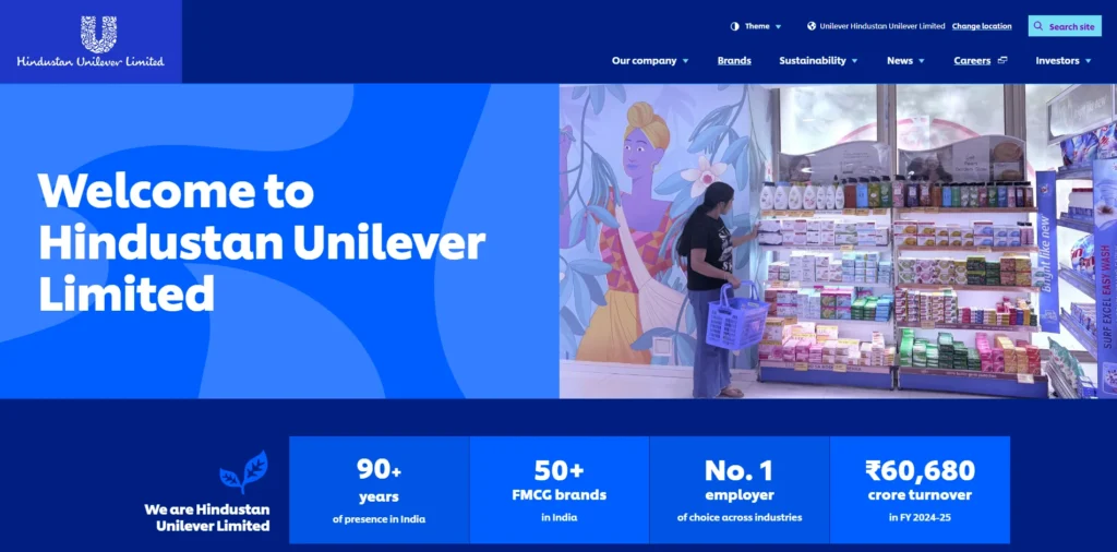 FMCG Company in Mumbai - Hindustan Unilever Limited (HUL)