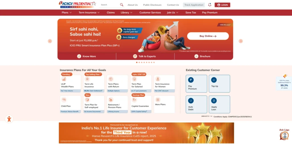 Insurance Company in India - ICICI Prudential Life Insurance