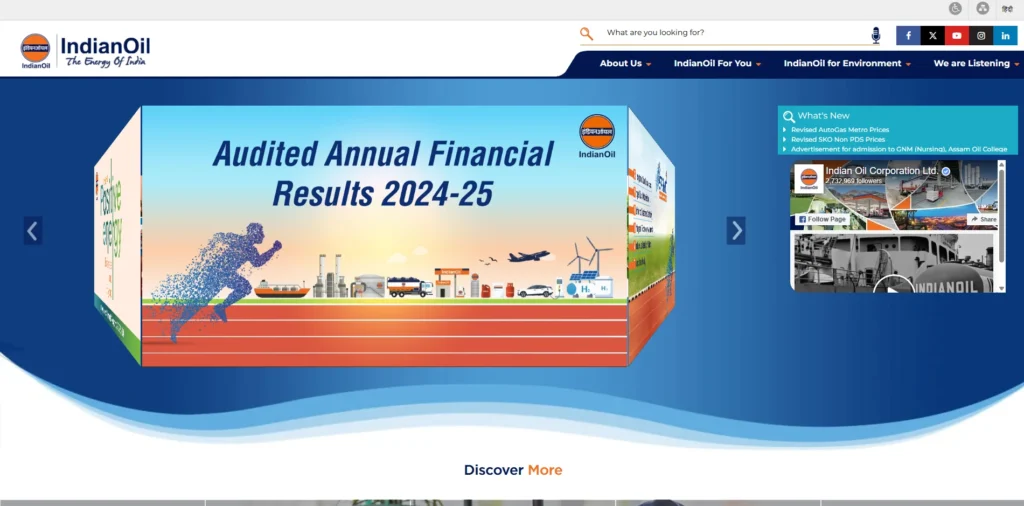 Oil Company in India - Indian Oil Corporation Limited (IOCL)