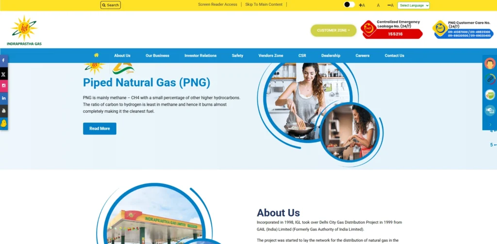 Oil Company in India - Indraprastha Gas Limited (IGL)
