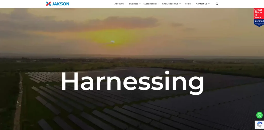 Solar Company in India - Jakson Group