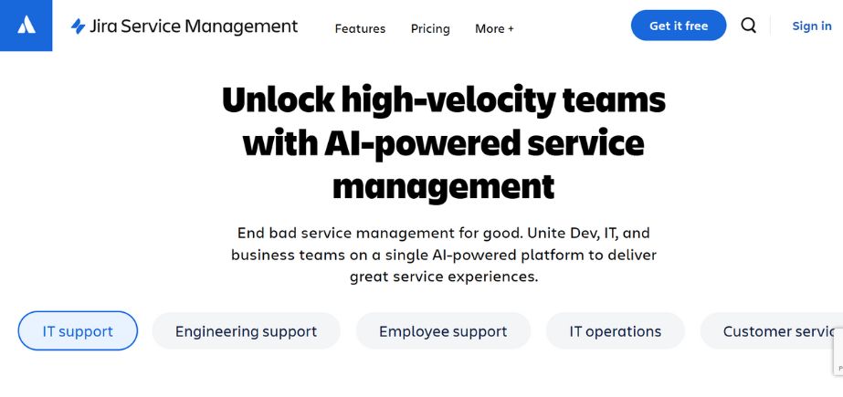 Cherwell Alternative - Jira Service Management