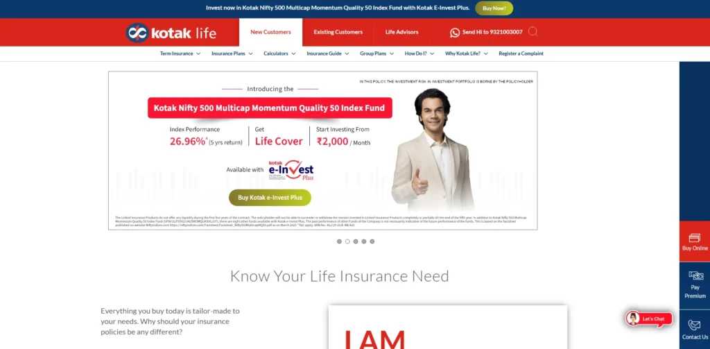 Insurance Company in India - Kotak Life Insurance
