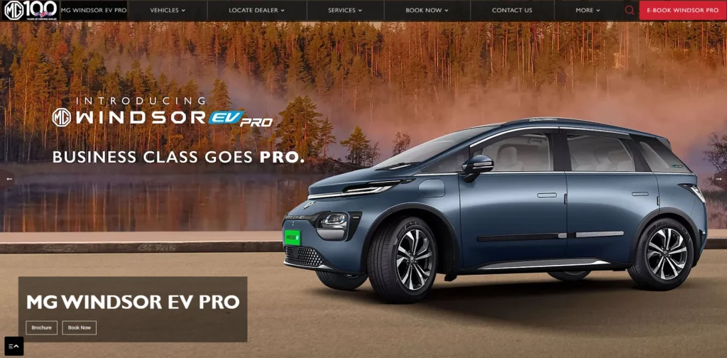 Electric Vehicle Company in India - MG Motor India