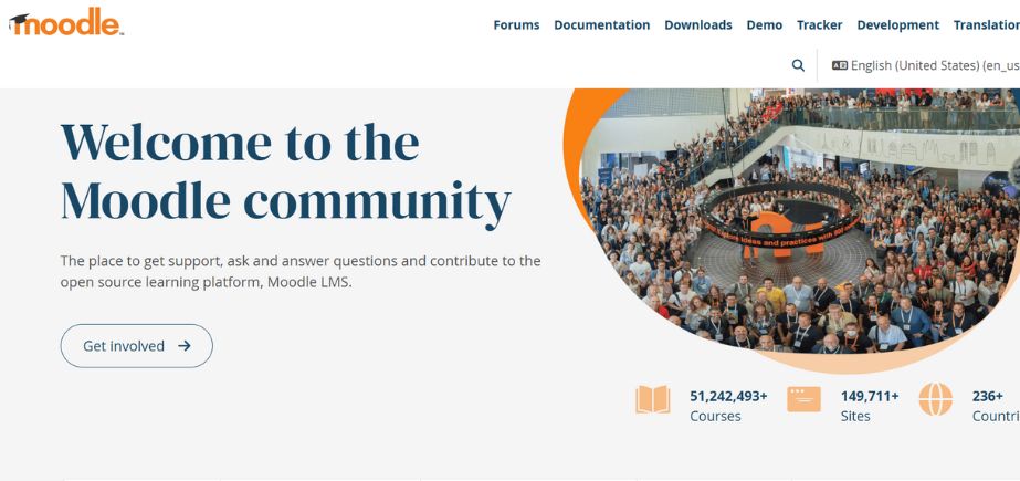Learning management system - Moodle