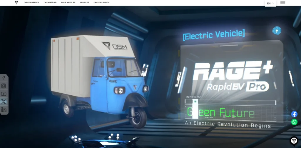 Electric Vehicle Company in India - Omega Seiki Mobility
