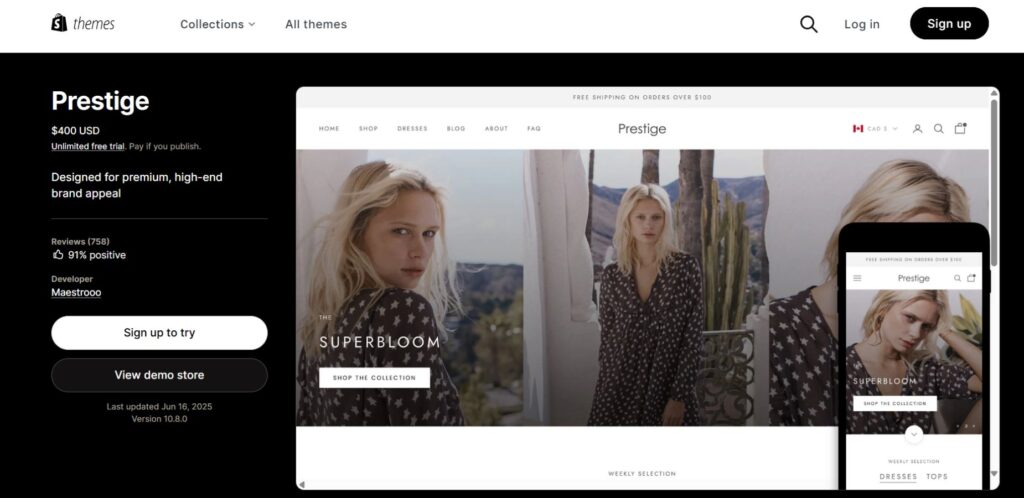 Best Shopify Themes