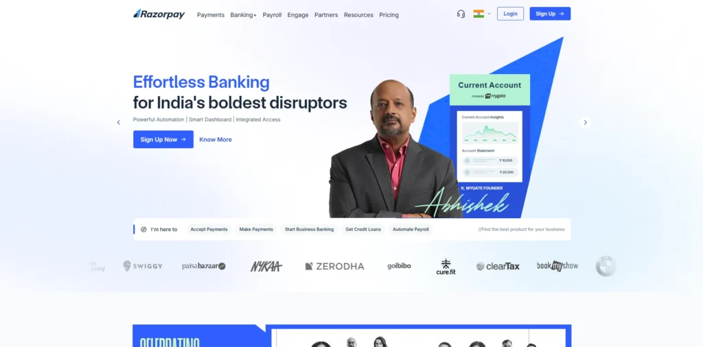 Fintech Company in India - Razorpay