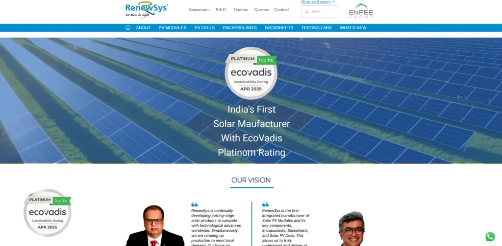 Solar Company in India - RenewSys India